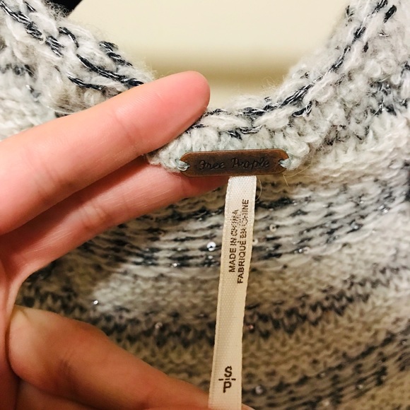 Free People Nordic Nights Sweater Dress (gray) - Picture 4 of 4